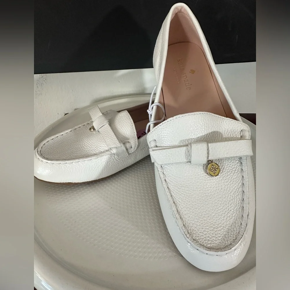 🆕Kate Spade DESI Bow Leather Loafers